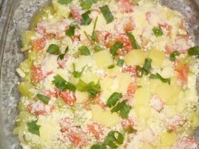 Receita de Abobrinha Refogada com Mussarela, enviada por Adege Adalgisa - Prazer à Mesa