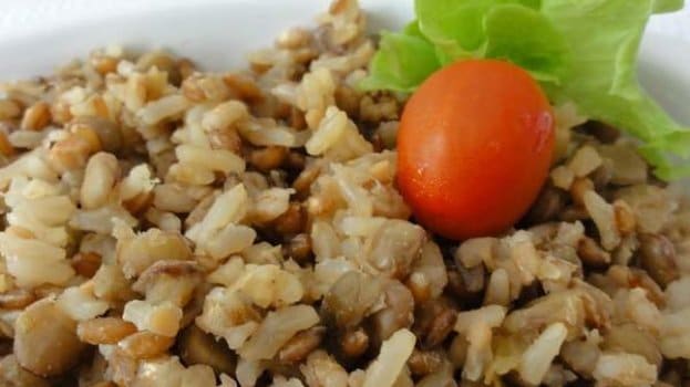 Receita de Arroz integral com lentilhas das atletas brasileiras, enviada por Adege Adalgisa - Prazer à Mesa