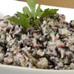 Receita de Arroz Negro com Kani, enviada por Adege Adalgisa - Prazer à Mesa