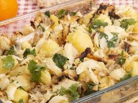Receita de Bacalhau com Batatas e Leite de Coco, enviada por Adege Adalgisa - Prazer à Mesa