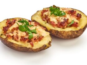 Receita de Batata Recheada com Bacon na Airfryer, enviada por Adege Adalgisa - Prazer à Mesa