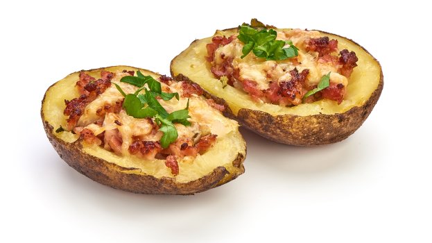 Receita de Batata Recheada com Bacon na Airfryer, enviada por Adege Adalgisa - Prazer à Mesa