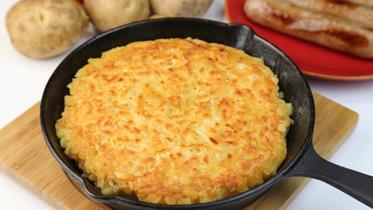 Receita de Batata Rosti com Bacon e Parmesão, enviada por Luciana Souza - Prazer à Mesa