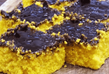 Receita de Bolo de Cenoura Fofinho com Cobertura, enviada por Allan Vila - Prazer à Mesa