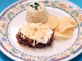 Receita de Carne Moída com Chips ao Forno, enviada por Adege Adalgisa - Prazer à Mesa