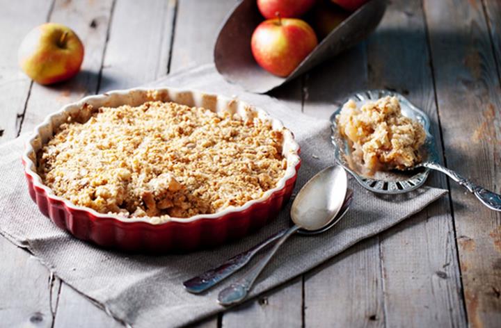 Receita de Crumble de Maçã (torta crocante de maçã), enviada por Janaine Pina - Prazer à Mesa