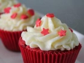 Receita de Cupcake Veludo Vermelho (Red Velvet), enviada por Andrea Coser - Prazer à Mesa