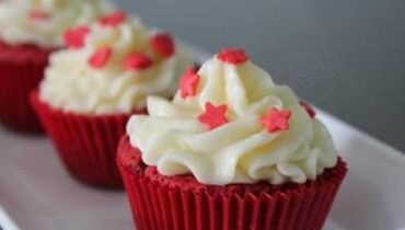 Receita de Cupcake Veludo Vermelho (Red Velvet), enviada por Andrea Coser - Prazer à Mesa