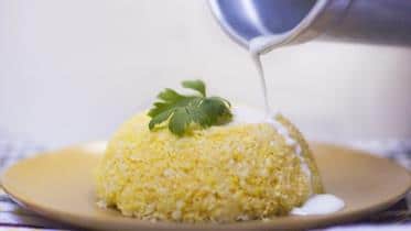 Receita de Cuscuz com Leite de Coco, enviada por Adege Adalgisa - Prazer à Mesa