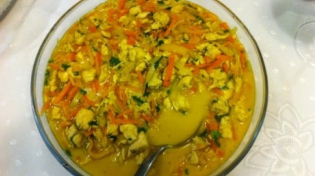 Receita de Ensopado de frango Tailandês, enviada por Allan Vila - Prazer à Mesa