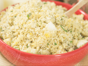 Receita de Farofa Fria, enviada por Adege Adalgisa - Prazer à Mesa