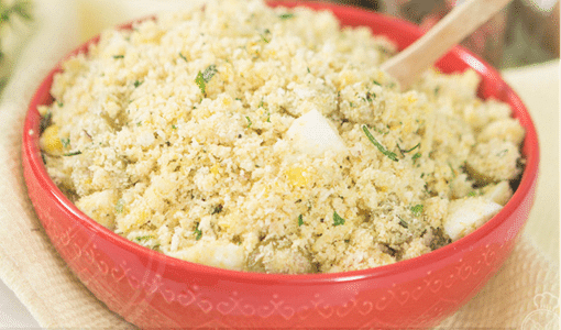 Receita de Farofa Fria, enviada por Adege Adalgisa - Prazer à Mesa