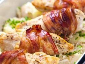 Receita de Filé de Frango Enrolado com Mussarela e Bacon, enviada por Adege Adalgisa - Prazer à Mesa