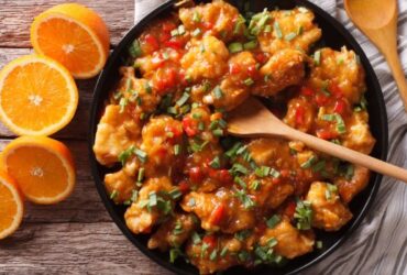 Receita de Frango ao Molho de Laranja, enviada por Luciana Souza - Prazer à Mesa
