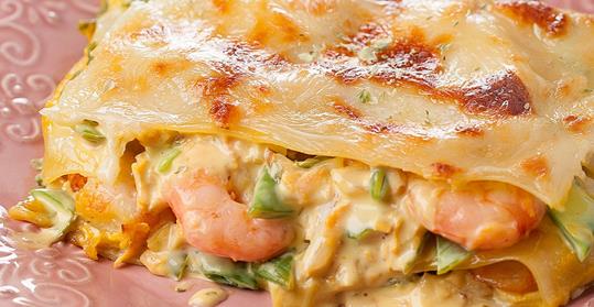 Receita de Lasanha ao Molho de Camarão Deliciosa, enviada por Luciana Souza - Prazer à Mesa