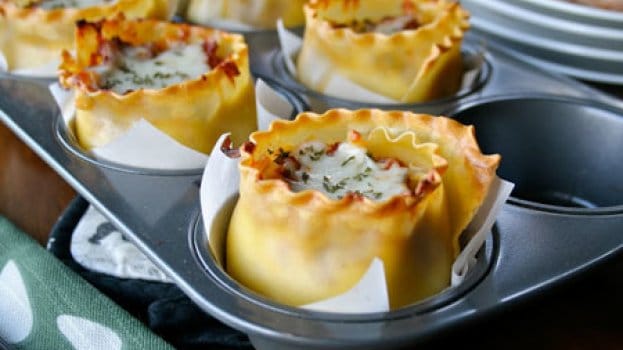 Receita de Lasanha em Formato de Copinho, enviada por Adege Adalgisa - Prazer à Mesa