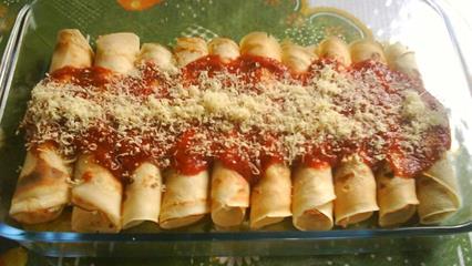Receita de Panqueca de Frango, enviada por Adege Adalgisa - Prazer à Mesa