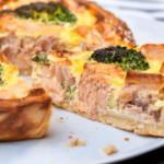 Receita de Quiche de Salmão com Brócolis, enviada por Adege Adalgisa - Prazer à Mesa