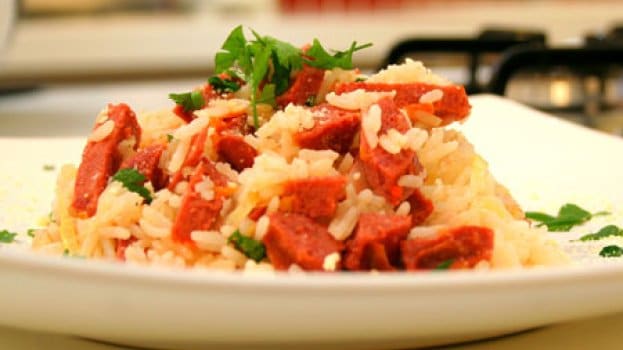 Receita de Risoto Caipira, enviada por Vania Justino - Prazer à Mesa