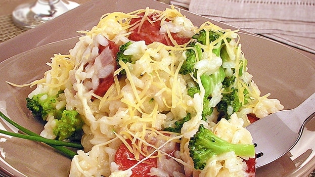 Receita de Risoto com Linguiça e Brócolis, enviada por Ana Cristina - Prazer à Mesa