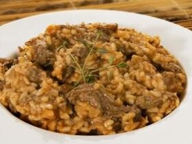 Receita de Risoto de Carne, enviada por Adege Adalgisa - Prazer à Mesa