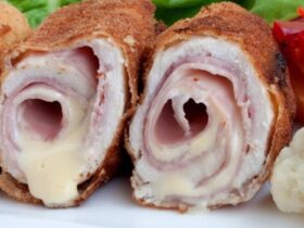 Receita de Rolinhos de Filé de Frango com Presunto e Queijo, enviada por Adege Adalgisa - Prazer à Mesa