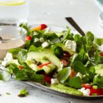 Receita de Salada de Agrião e Pêra com Molho Asiático, enviada por Adege Adalgisa - Prazer à Mesa