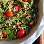 Receita de Salada de Arroz Integral e Frango, enviada por Vania Justino - Prazer à Mesa