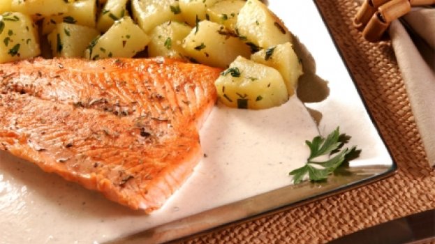 Receita de Salmão com Molho de Ervas, enviada por Marlene Ferreira - Prazer à Mesa
