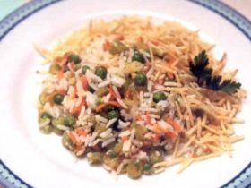 Receita de Arroz Colorido Crocante, enviada por Andrea Coser - Prazer à Mesa