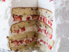 Receita de Bolo de Morango, enviada por Luíza Carolina - Prazer à Mesa