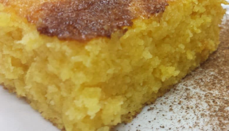 Receita de Bolo de Milho com Milharina no Liquidificador, enviada por Allan Vila - Prazer à Mesa