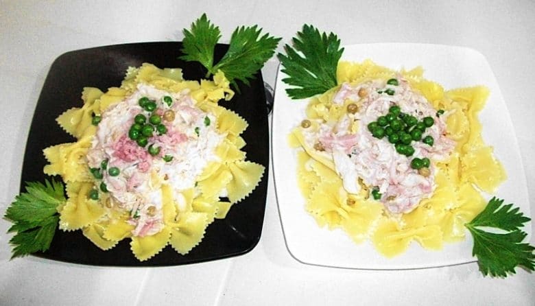 Receita de Farfalle à Parisiense, enviada por Telma Gomide - Prazer à Mesa