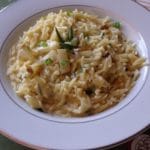 Receita de Risoto de Gorgonzola com Risone, enviada por Luciana Souza - Prazer à Mesa