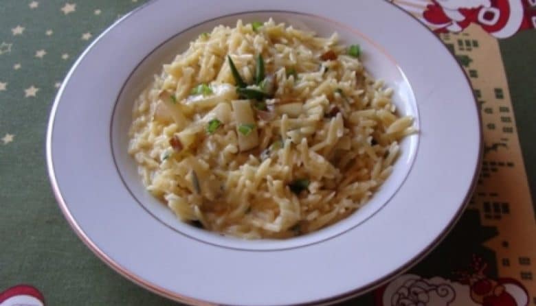 Receita de Risoto de Gorgonzola com Risone, enviada por Luciana Souza - Prazer à Mesa