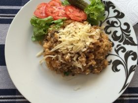 Receita de Risoto de Shimeji, enviada por Luíza Carolina - Prazer à Mesa