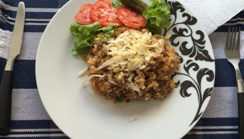 Receita de Risoto de Shimeji, enviada por Luíza Carolina - Prazer à Mesa