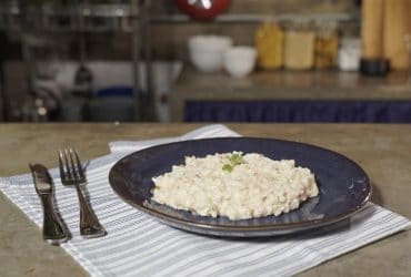 Receita de Risoto com Tender, Pera e Creme de Ricota, enviada por Telma Gomide - Prazer à Mesa