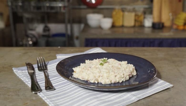 Receita de Risoto com Tender, Pera e Creme de Ricota, enviada por Telma Gomide - Prazer à Mesa