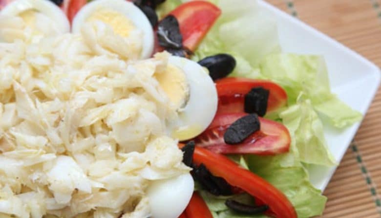 Receita de Salada de Bacalhau do Mestre Cuca, enviada por Luíza Carolina - Prazer à Mesa