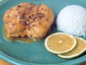 Receita de Frango no Suco de Laranja, enviada por Luciana Souza - Prazer à Mesa